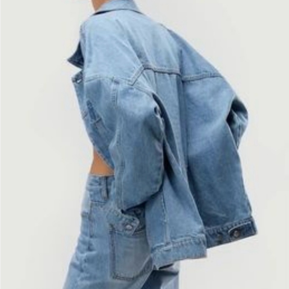 Oak & fort oversized denim jacket